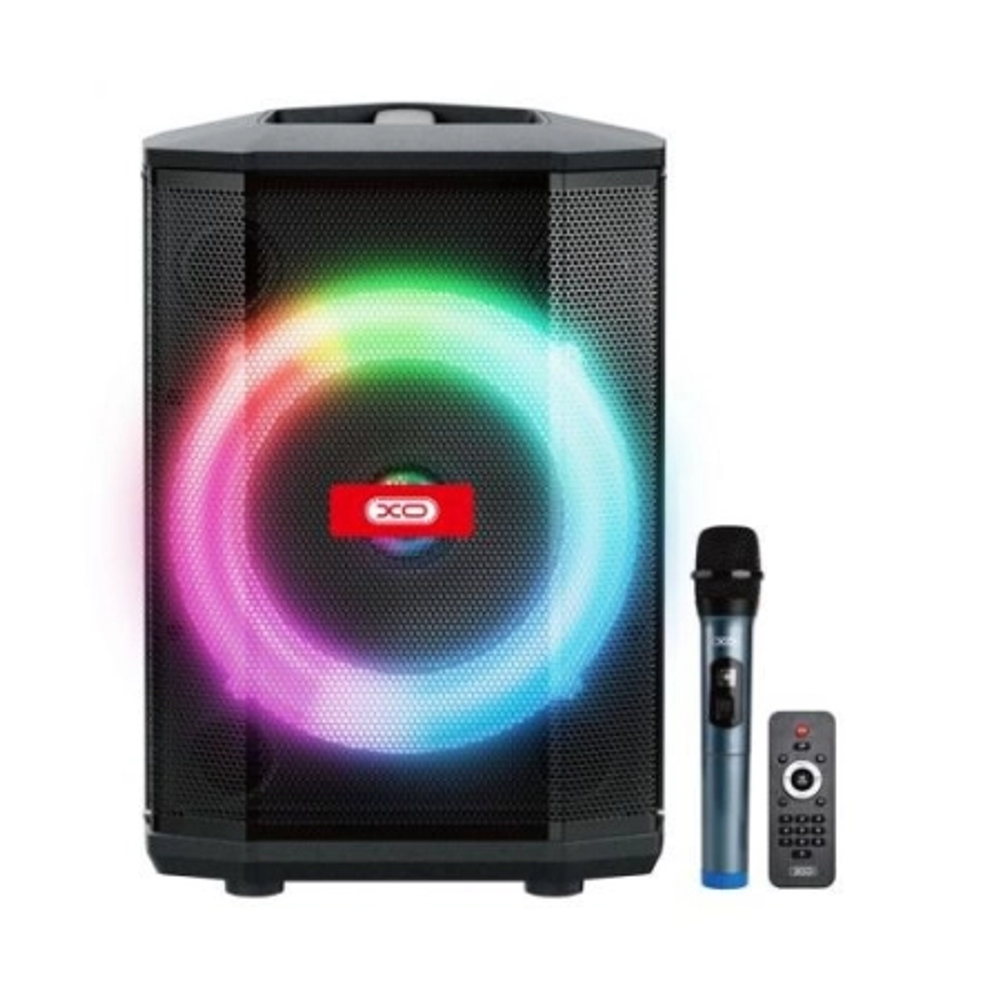 XO Bluetooth Speaker + Karaoke MIC F53 Xingmu Black 40W slika 1