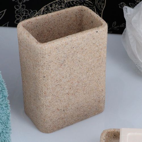 Tendance čaša za četkice sand effect 12x9x6 cm poliresin bez 61141104 slika 2