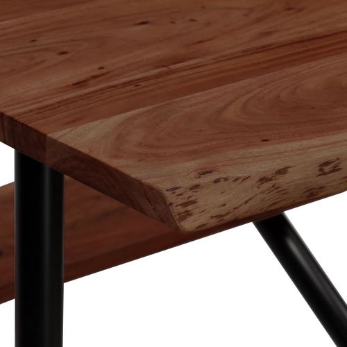 Barski stol s klupama od masivnog drva 180 x 50 x 107 cm slika 5