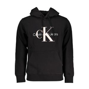 CALVIN KLEIN MEN'S BLACK ZIPLESS SWEATSHIRT