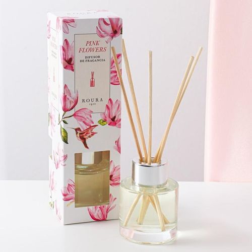 Roura 1912 osvježivač prostora s drvenim štapićima 50ml Pink Flowers slika 2