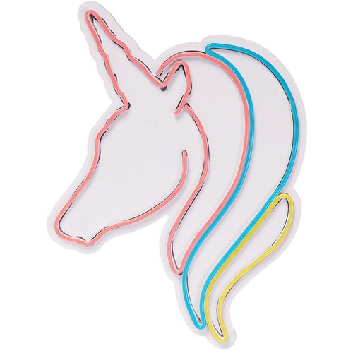 Wallity Ukrasna plastična LED rasvjeta, Unicorn - White, Blue, Yellow slika 5