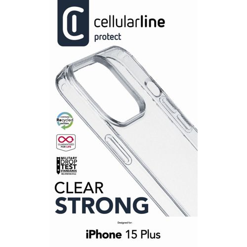 Cellularline Clear Strong maskica za iPhone 15 Plus slika 3