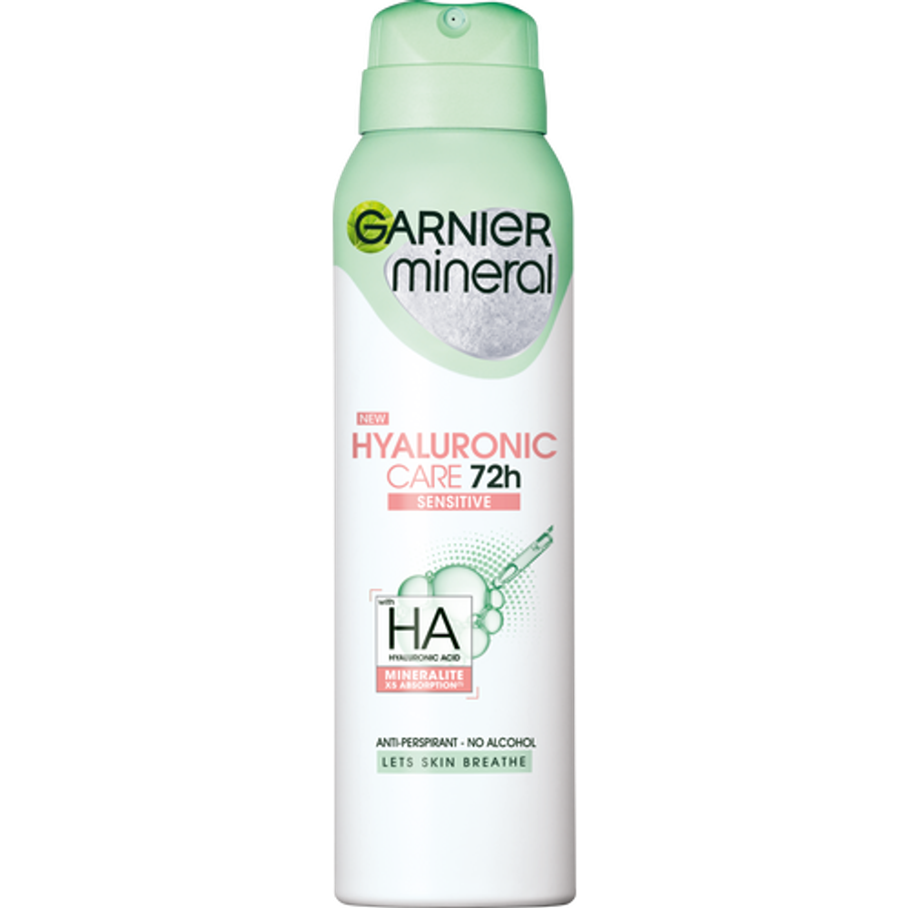 Garnier Mineral Dezodorans u spreju Hyaluronic Care 72h Sensitive 150ml slika 1
