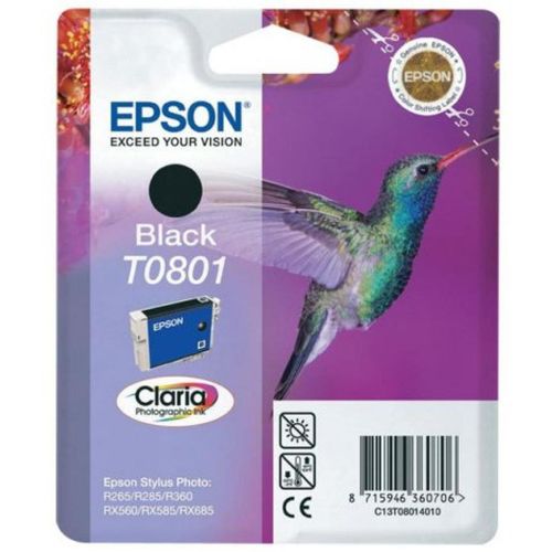 Tinta Epson T0801, black, 300 str. / 7,4 ml slika 1