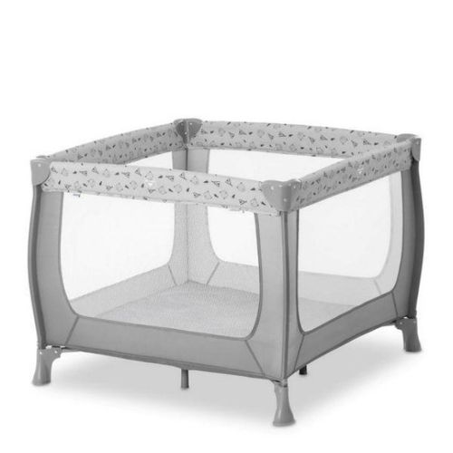 Hauck krevetac / ogradica SleepNPlaySQ, Nordic Grey slika 1