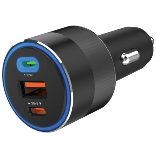 USB auto punjač Sandberg 3in1 USB/USB-C 130W 441-49 slika 5