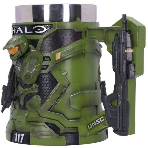 NEMESIS NOW HALO MASTER CHIEF TANKARD 15.5CM slika 2