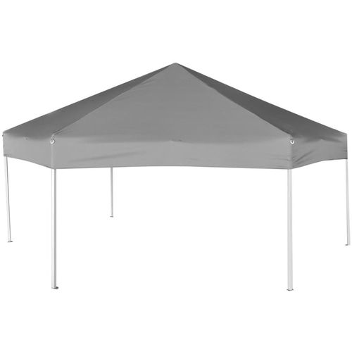 Heksagonalni Pop-Up Šator sa 6 Panela Sivi 3,6x3,1 m slika 45