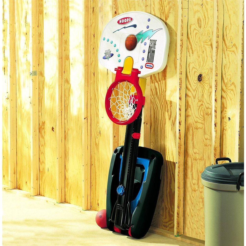 Little tikes easy store košarkaški set slika 3