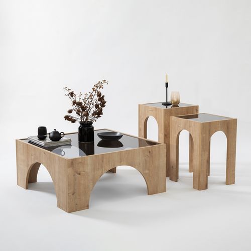 Seine 2 - Dark Grey, Oak
 Dark Grey
Oak Coffee Table Set slika 8