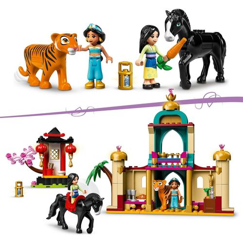 Playset Lego 43208 Adventures of Jasmine and Mulan slika 4