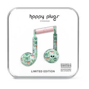 Happy Plugs, Earbud Plus slušalice, Pink Flamingos