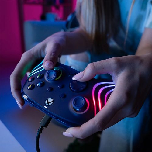 PDP XBOX WIRED CONTROLLER AFTERGLOW WAVE PURPLE slika 5