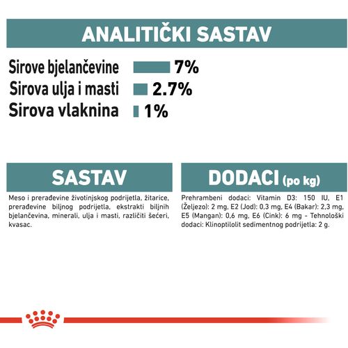 ROYAL CANIN FCN Hairball Gravy, potpuna hrana za odrasle mačke, pomoć za smanjenje stvaranja kuglica dlake u probavnom sustavu, u umaku, 12x85 g slika 4