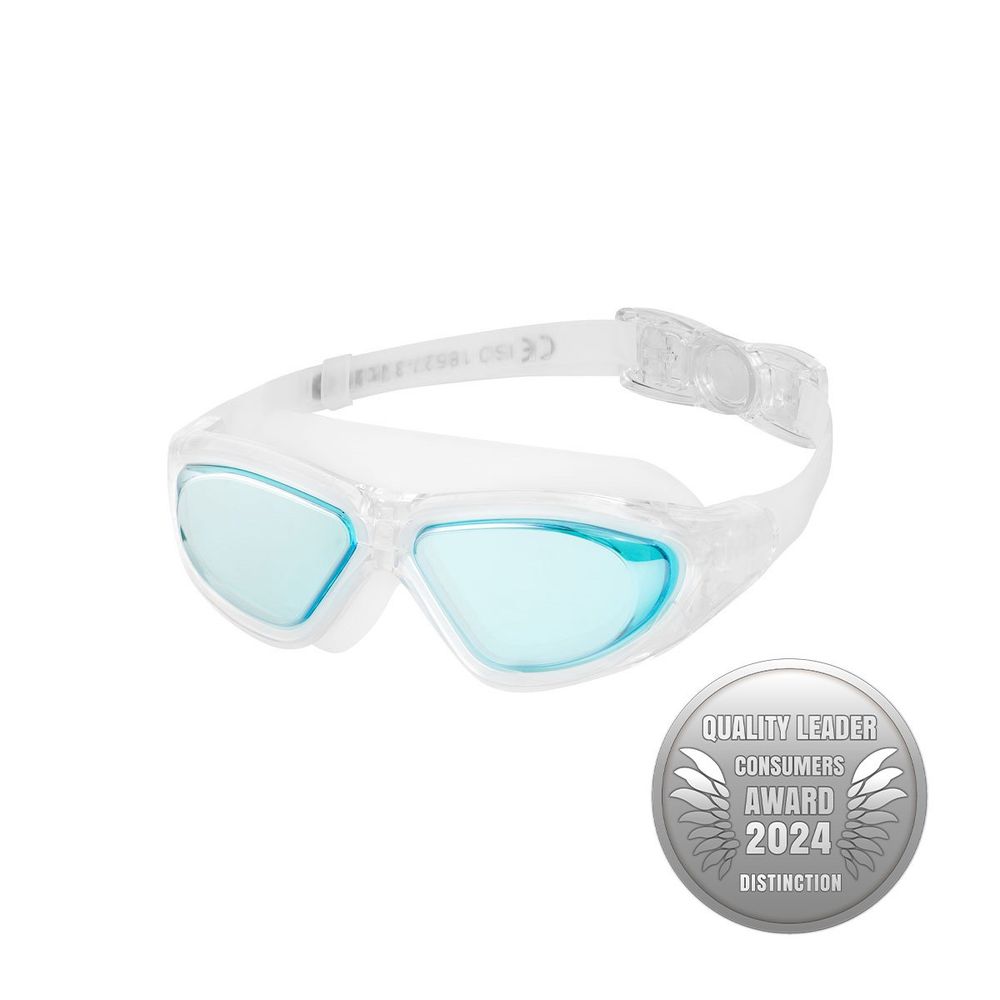 Nqg280maf bijele dječje naočale/maska za plivanje nils aqua slika 6