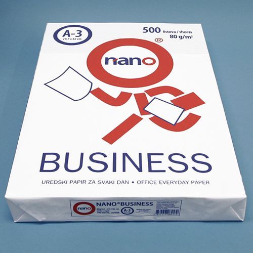 Papir fotokopirni A3 80 g/m2 Nano Business slika 2