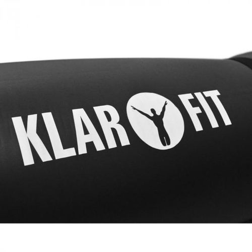 Klarfit pilates yoga prostirka 190x60cm, Crna slika 3