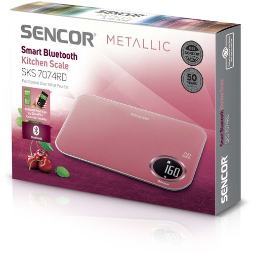 Sencor pametna Bluetooth kuhinjska vaga SKS 7074RD slika 15