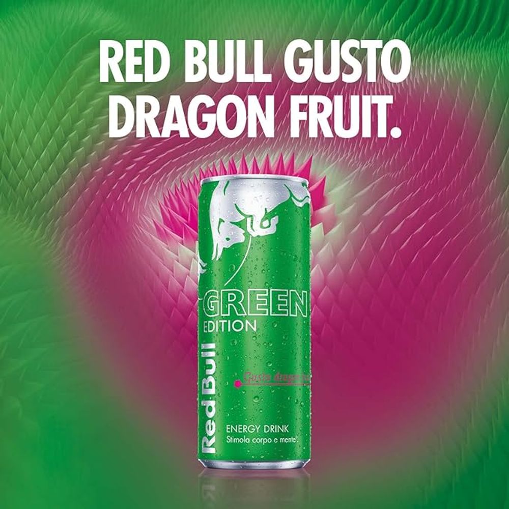 Red Bull Pitaya  (Dragon Fruit, Summer Edition)  24x250ml XXL slika 2