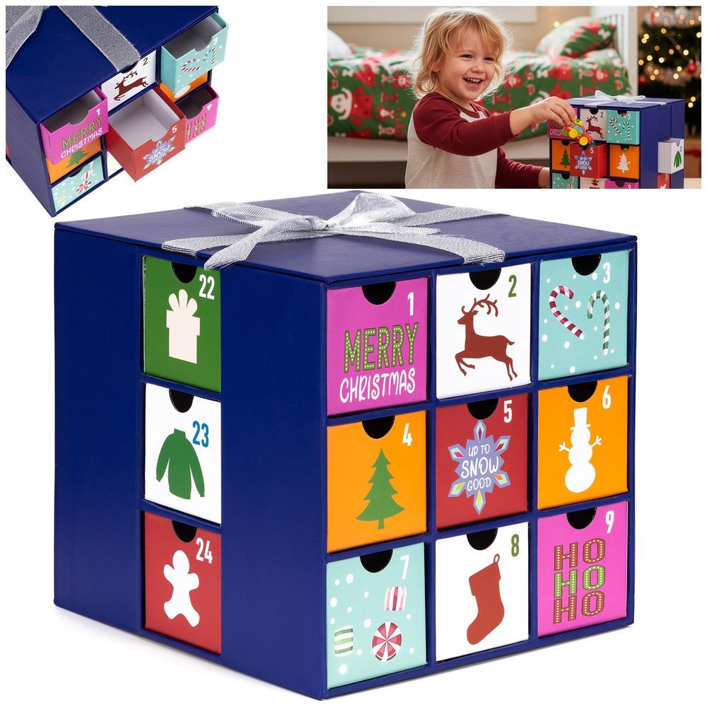 Ca1509 adventski kalendar 20,5 x 19,5 x 19,5 cm slika 3