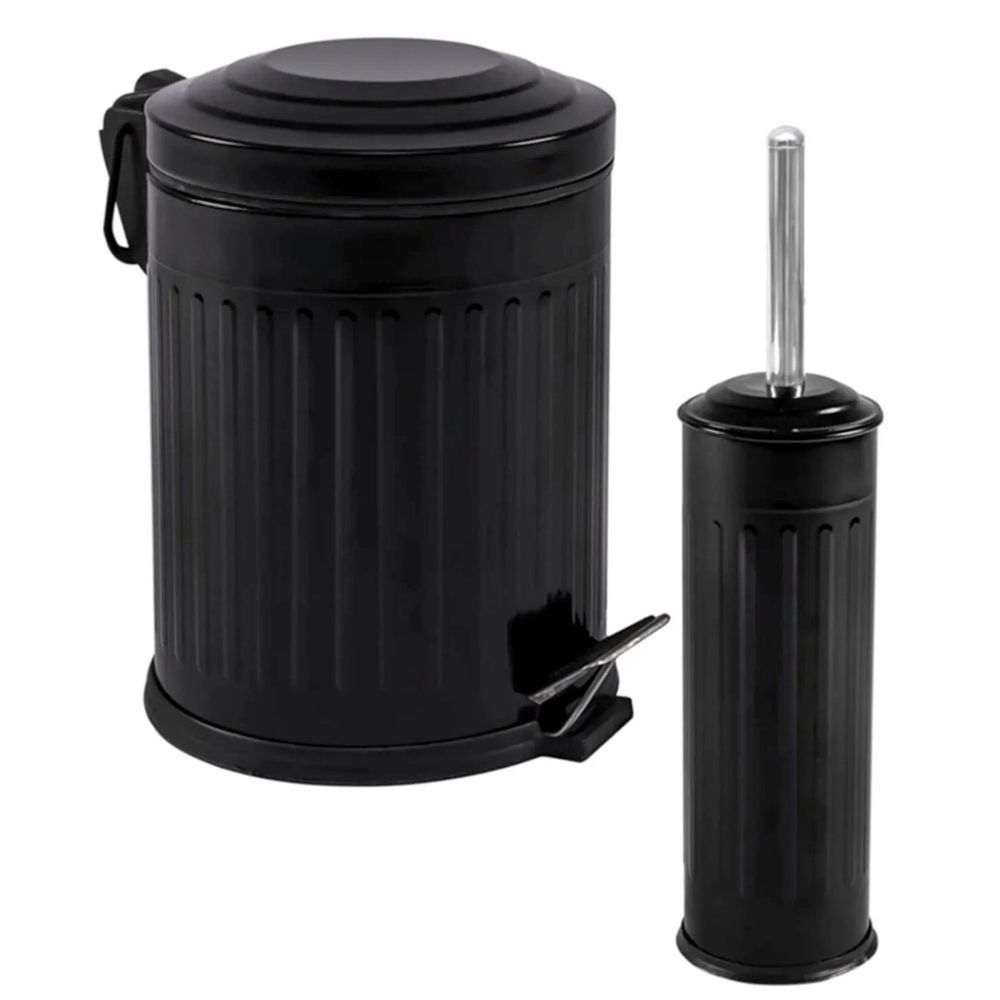 Set za Kupatilo d92 Crni (2 Dijela) slika 1