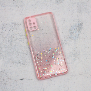 Torbica Frame Glitter za Samsung A515F Galaxy A51 roze