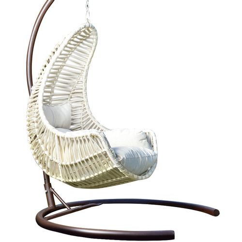 Kule - Cream Cream Garden Single Swing Chair slika 5