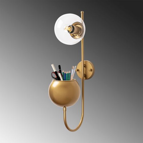 Pot - 11480 Shiny Gold Wall Lamp slika 5