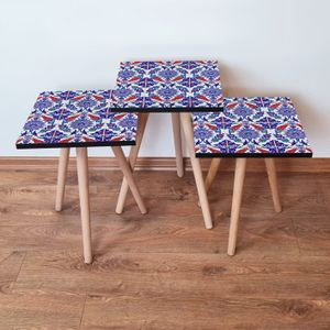 Nesting Table 3Shp224 - Višenamjenski Set Stolova (3 Komada)