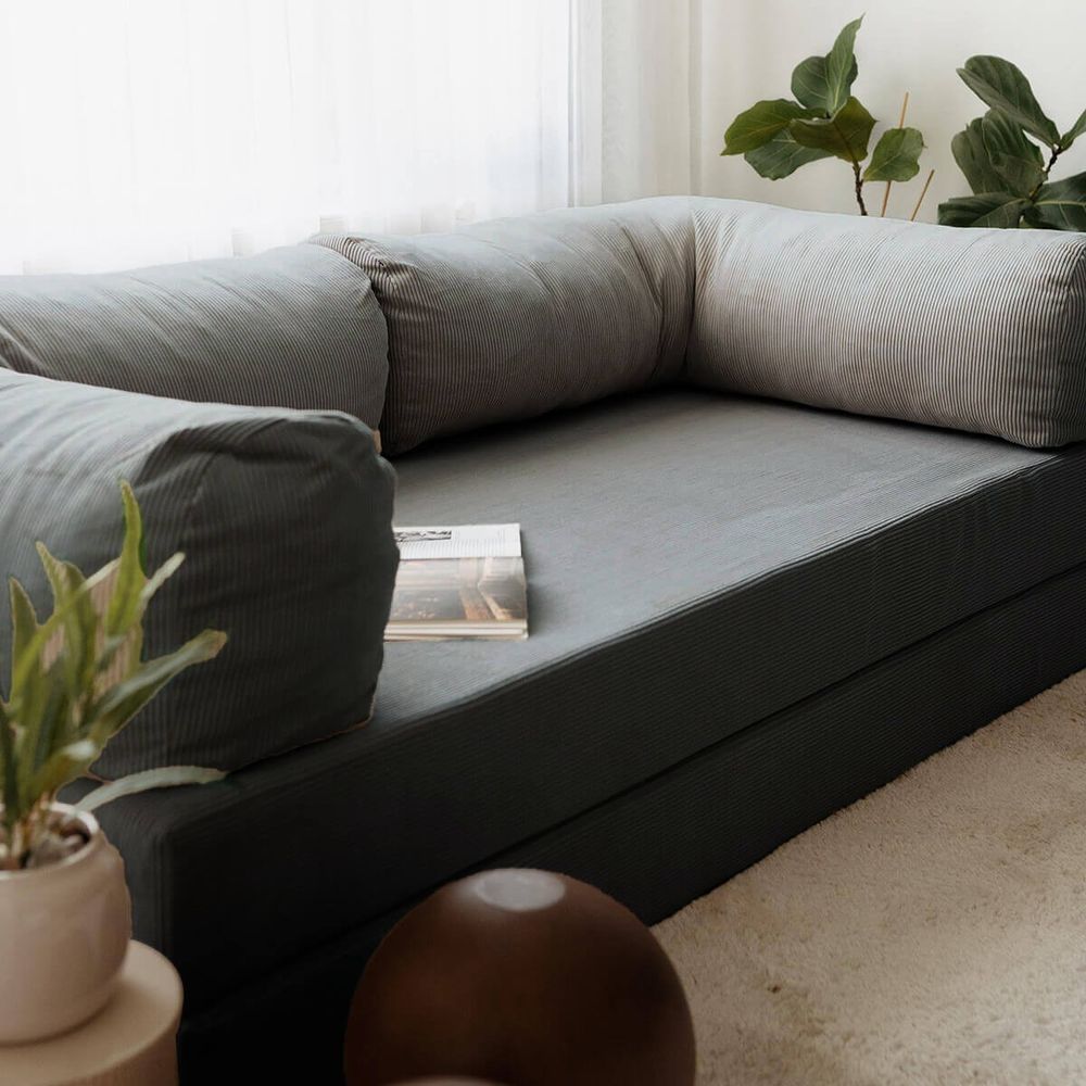 Sofa na razvlačenje za 3 osobe Nook - boja antracit slika 5