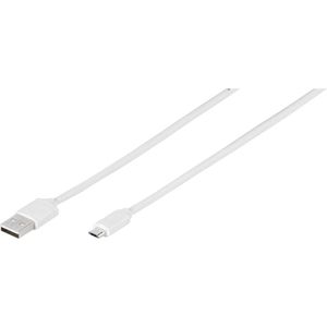 Vivanco USB kabel USB 2.0 USB-A utikač, USB-Micro-B utikač 1.00 m bijela  35816