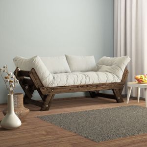 Dvosjed sofa CPT8128-210 - boje: Orah, Bijeli vrt