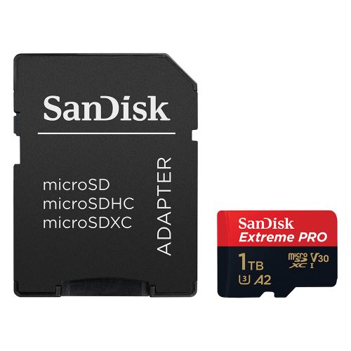 SanDisk SDXC 1TB Micro Extreme Pro 200MB/s A2 C10 V30 UHS-I US+Ad slika 1