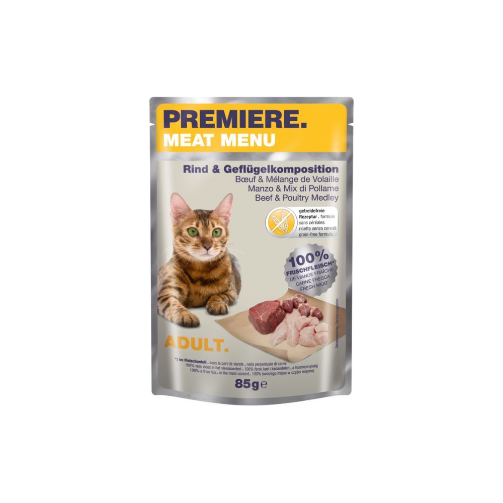 Premiere Meat Menu Adult govedina i perad 85 g slika 1