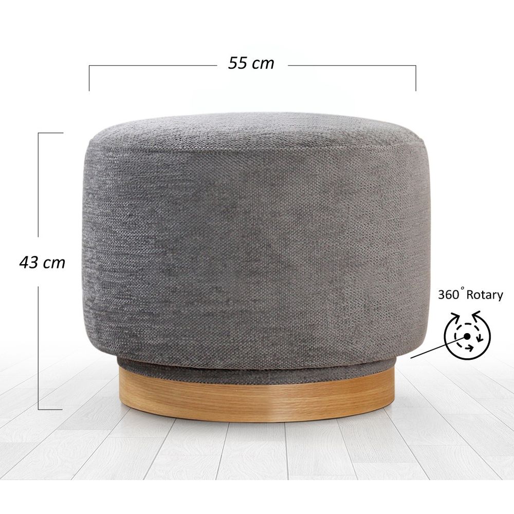 Turneed - Sivi Pouf slika 6