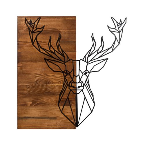 Deer1 BlackWalnut Decorative Wooden Wall Accessory slika 4