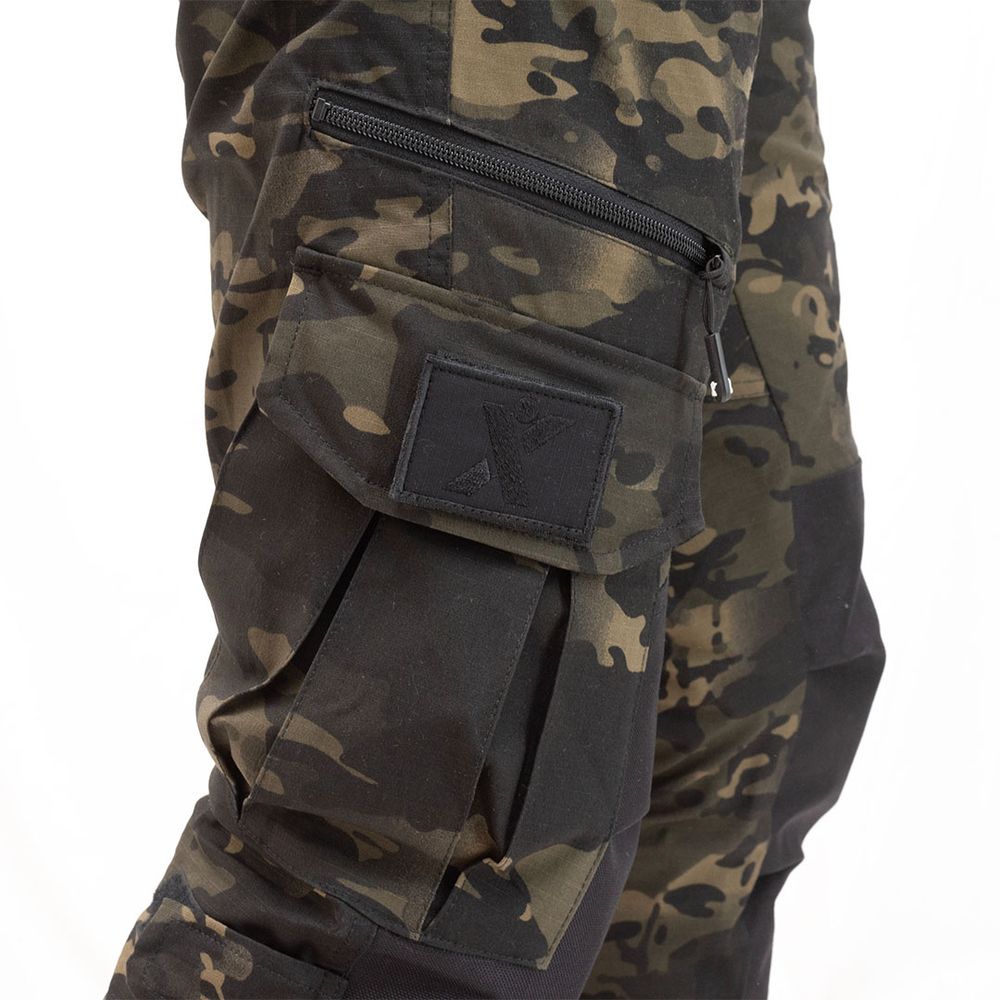 XGB3 Taktičke muške hlače, Multicam Black slika 6