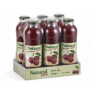 Natural 100% sok Višnja flaša 750ml x 6 kom 