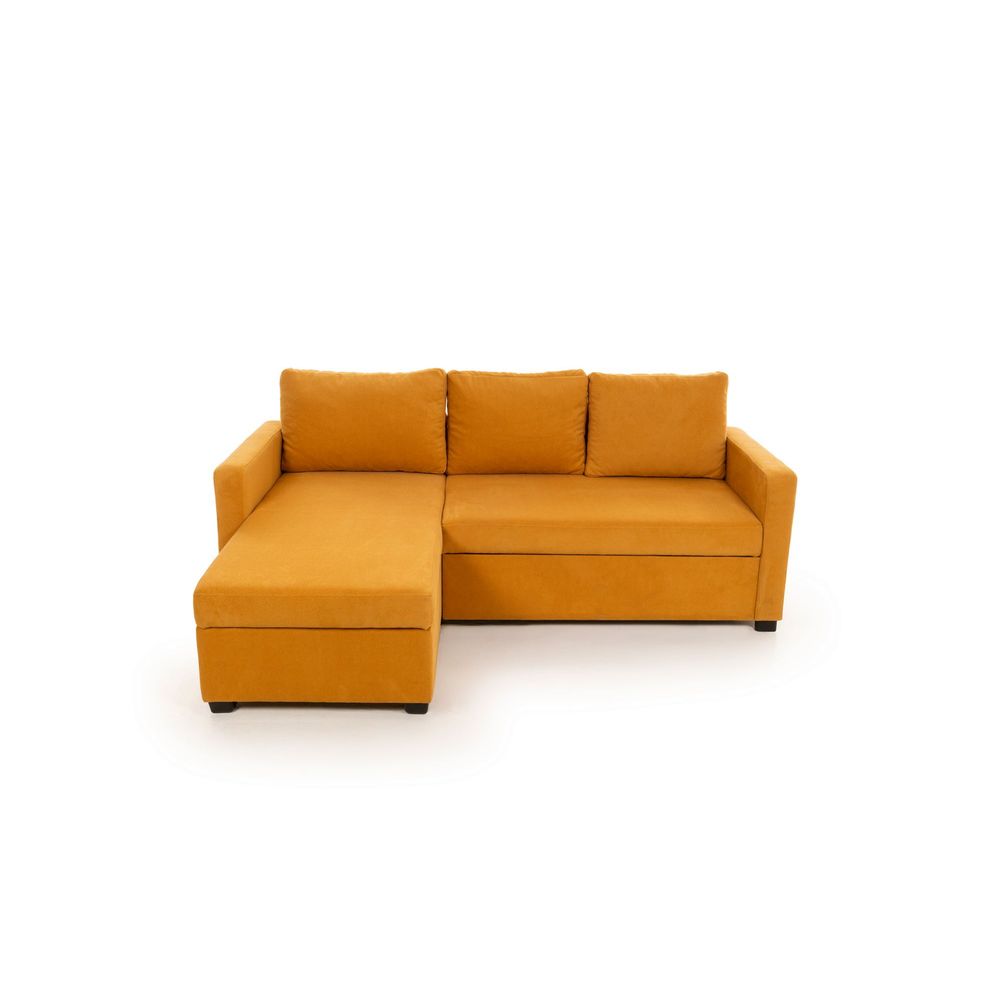Krevetna ugaona sofa Flavia – bež slika 11