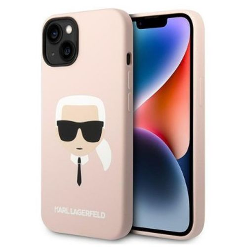 Karl Lagerfeld Futrola za iPhone 14 Pink Karl Head slika 4