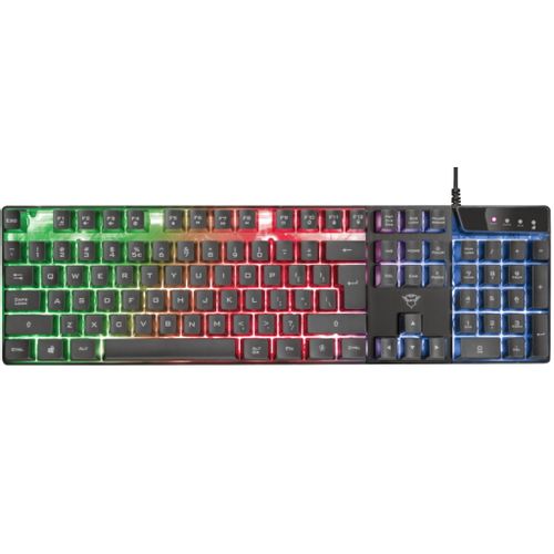 Tastatura TRUST GXT 835 AZOR žična RGB gaming crna slika 2