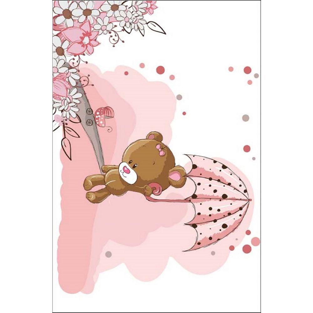Tanki dječji tepih sa digitalnim printom Medo (80 x 120 cm) ELS526 slika 2