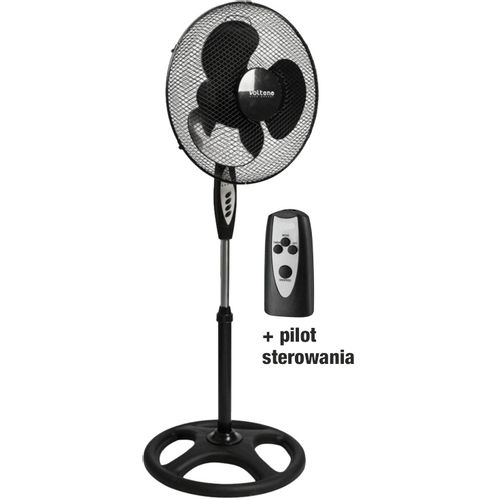 Ventilator crni s daljinskim upravljačem 40 cm slika 2