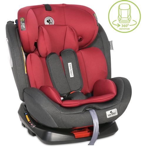 LORELLI LYRA Autosjedalica ISOfix SPS 360° Black & Red 0-12 godina/0-36 kg (0+/1/2/3) slika 1