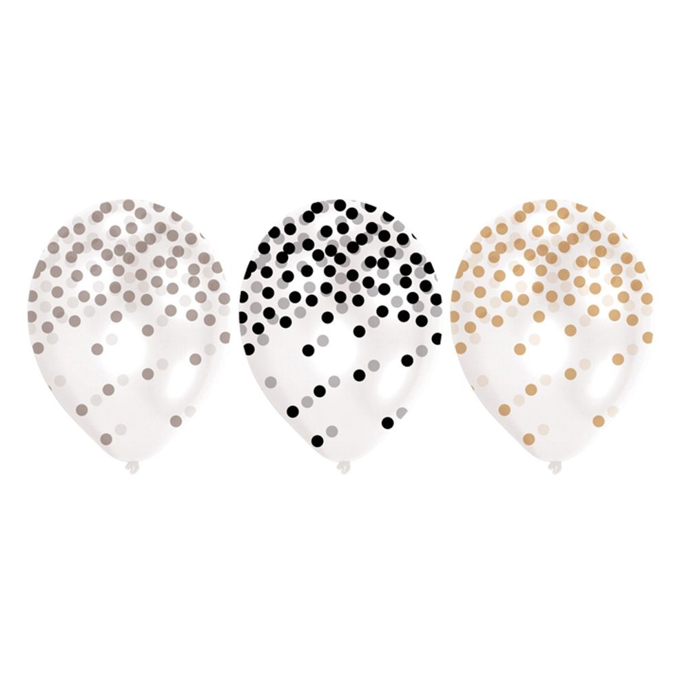 9902285 Balon Golden Wishes 6kom slika 1