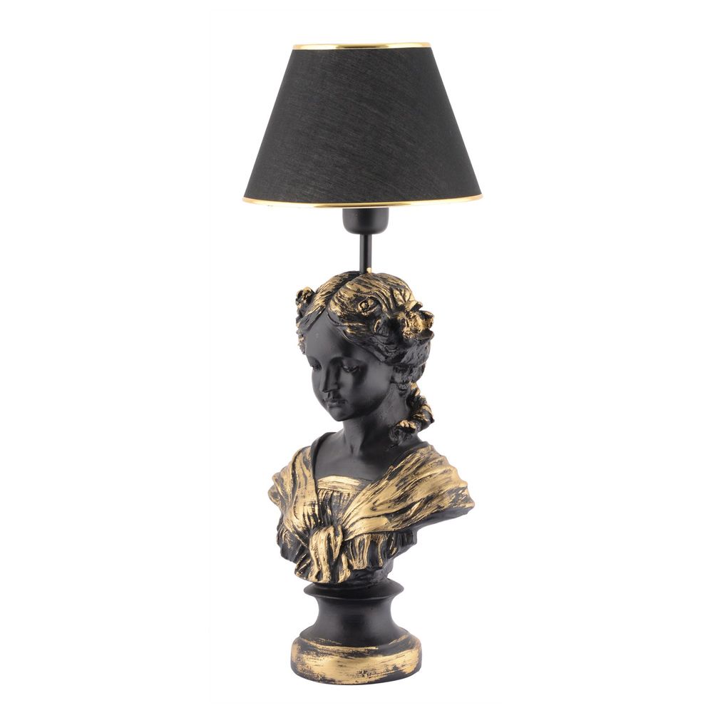 Opelya - Crna Zlatna Stočna Lampa slika 3