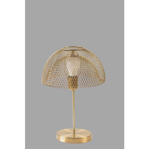 Lungo Eskitme Ufo Başlıklı Masa Lambası Gold Table Lamp slika 3