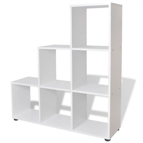 242552 Staircase Bookcase/Display Shelf 107 cm White slika 25