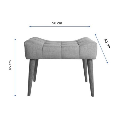 Atelier Del Sofa Tabure, New Cool - Saxe Blue slika 4